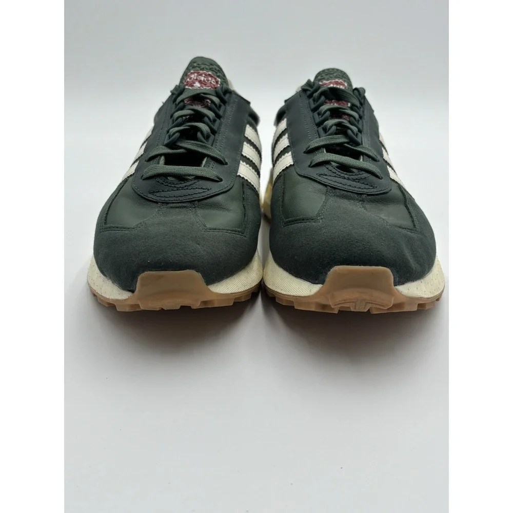 Adidas Originals Retropy E5 Sneakers Men's 9 Green Cream Boost‎ Gum Sole Casual